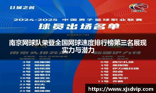 南京网球队荣登全国网球速度排行榜第三名展现实力与潜力